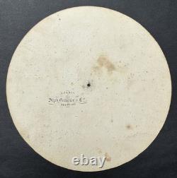 Phénakistiscope Authentique Disque Optique par Alph. Giroux 1833 Grimaces
