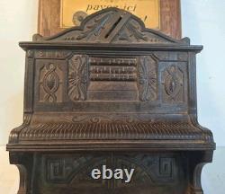 Piano électrique monnayeur Art forain fonte de fer rare centimes limonaire