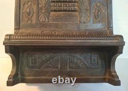 Piano électrique monnayeur Art forain fonte de fer rare centimes limonaire