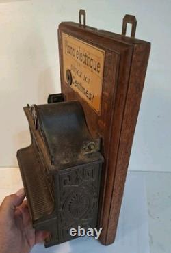Piano électrique monnayeur Art forain fonte de fer rare centimes limonaire