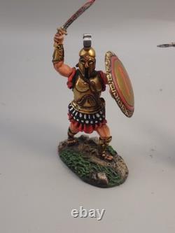 Plomb Conte Ref Ag006 Ancienne Grece 3 Grecs Au Combat