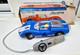 Porsche Carrera Bleu En Boite D'origine Joustra Jouet Ancien En T&ocirc;le