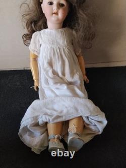 Poupée antique Heubach Koppelsdorf 250-4 tête en biscuit Allemagne 60 cm