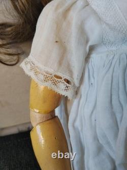 Poupée antique Heubach Koppelsdorf 250-4 tête en biscuit Allemagne 60 cm