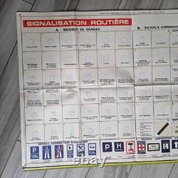 Prévention routière, auto école, police nationale SET 1970 CODE DE LA ROUTE