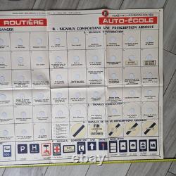 Prévention routière, auto école, police nationale SET 1970 CODE DE LA ROUTE