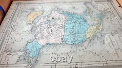 Puzzle Géographie ancien 8 Cartes Continents d'après Barbier du Bocage 19è