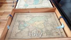 Puzzle Géographie ancien 8 Cartes Continents d'après Barbier du Bocage 19è