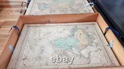 Puzzle Géographie ancien 8 Cartes Continents d'après Barbier du Bocage 19è