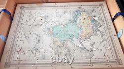 Puzzle Géographie ancien 8 Cartes Continents d'après Barbier du Bocage 19è