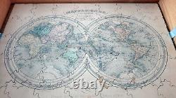 Puzzle Géographie ancien 8 Cartes Continents d'après Barbier du Bocage 19è