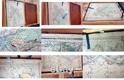 Puzzle Géographie ancien 8 Cartes Continents d'après Barbier du Bocage 19è