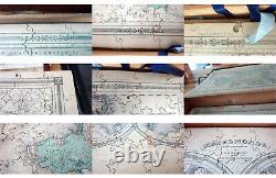 Puzzle Géographie ancien 8 Cartes Continents d'après Barbier du Bocage 19è