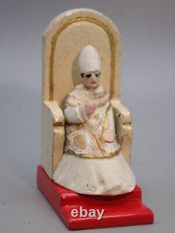 Quiralu Annee Sainte Pape Assis Sur Trone Avec Socle