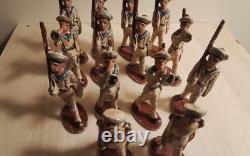 Quiralu Lot A Saisir De 14 Marins Anciens Tenue Blanche D'origine
