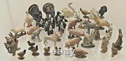 Quiralu aludo lot de 41 animaux de la ferme et des pingouins