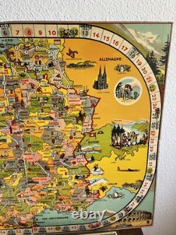 RARE Ancien Jeu De Plateau Tour De France Saussine Wery Complet BE