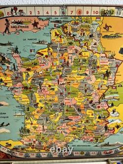 RARE Ancien Jeu De Plateau Tour De France Saussine Wery Complet BE