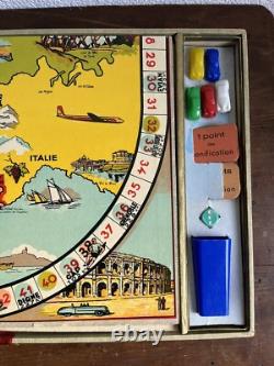 RARE Ancien Jeu De Plateau Tour De France Saussine Wery Complet BE