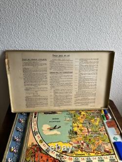 RARE Ancien Jeu De Plateau Tour De France Saussine Wery Complet BE