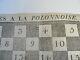 Rare Gravure Xviii Jeu Dames à La Polonaise Pologne Checkers Antique Game 1750