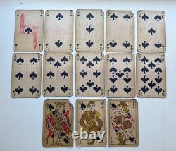RARE Jeu de cartes Mesmaekers Frères Jeu des Alliés 1945 Caricature Adolf Hitler