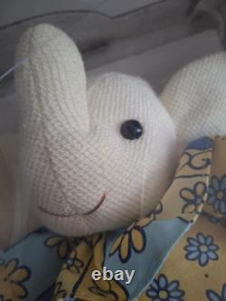 RARE Rêve de peluches éléphant dans sa boîte Fabrication française