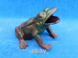 RARE TOP ++ JEU D'ADRESSE Skill Game GRENOUILLE ANCIENNE Old frog