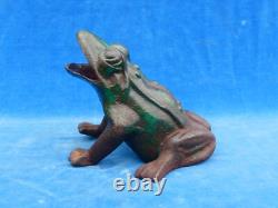 RARE TOP ++ JEU D'ADRESSE Skill Game GRENOUILLE ANCIENNE Old frog