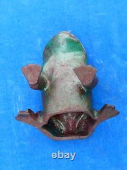 RARE TOP ++ JEU D'ADRESSE Skill Game GRENOUILLE ANCIENNE Old frog