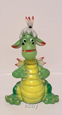 RARISSIME ANCIEN POUET ELLIOTT LE DRAGON DISNEY LEDRA 22 cm