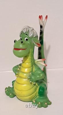 RARISSIME ANCIEN POUET ELLIOTT LE DRAGON DISNEY LEDRA 22 cm