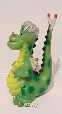 RARISSIME ANCIEN POUET ELLIOTT LE DRAGON DISNEY LEDRA 22 cm