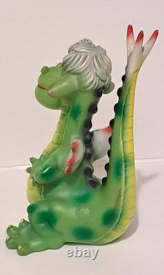 RARISSIME ANCIEN POUET ELLIOTT LE DRAGON DISNEY LEDRA 22 cm