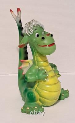 RARISSIME ANCIEN POUET ELLIOTT LE DRAGON DISNEY LEDRA 22 cm
