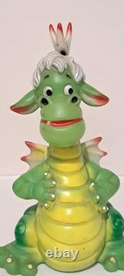 RARISSIME ANCIEN POUET ELLIOTT LE DRAGON DISNEY LEDRA 22 cm