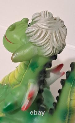 RARISSIME ANCIEN POUET ELLIOTT LE DRAGON DISNEY LEDRA 22 cm