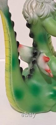 RARISSIME ANCIEN POUET ELLIOTT LE DRAGON DISNEY LEDRA 22 cm