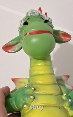 RARISSIME ANCIEN POUET ELLIOTT LE DRAGON DISNEY LEDRA 22 cm