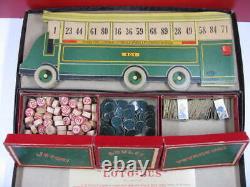 RARISSIME jeu Ancien De LOTO BUS, GB UNIS FRANCE vers 1920 1940