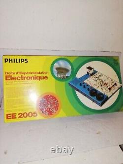 Rare Ancien Jeu D'experimentation Electronique Boite Philïps Ee 2005 Neuf Scelle