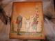 Rare Ancien Jeu De 30 Cubes Alphabetiques Illustres En Bois Annees 1900