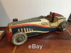 Rare Ancien Jouet Tôle Delahaye Cr Charles Rossignol Gm Rare Race Tin Toy Car