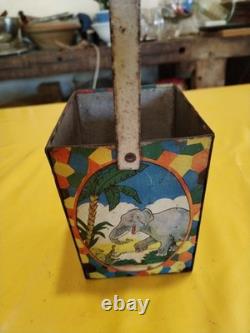 Rare Ancien Seau De Plage Jeux Reyda