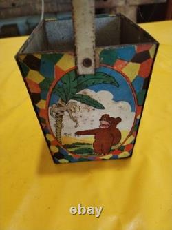 Rare Ancien Seau De Plage Jeux Reyda