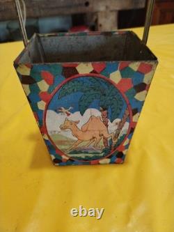 Rare Ancien Seau De Plage Jeux Reyda