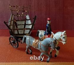 Rare Charette En Tole De Fabrication Rossignol Annee 1870