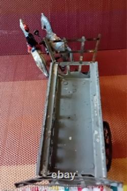 Rare Charette En Tole De Fabrication Rossignol Annee 1870