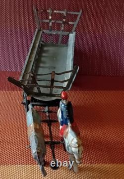 Rare Charette En Tole De Fabrication Rossignol Annee 1870