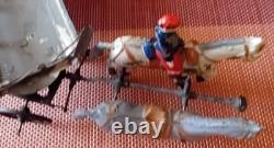 Rare Charette En Tole De Fabrication Rossignol Annee 1870